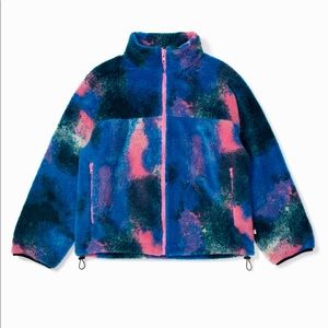 COPY - Sns Fleece jacket, S, Blue/Pink, Unisex
